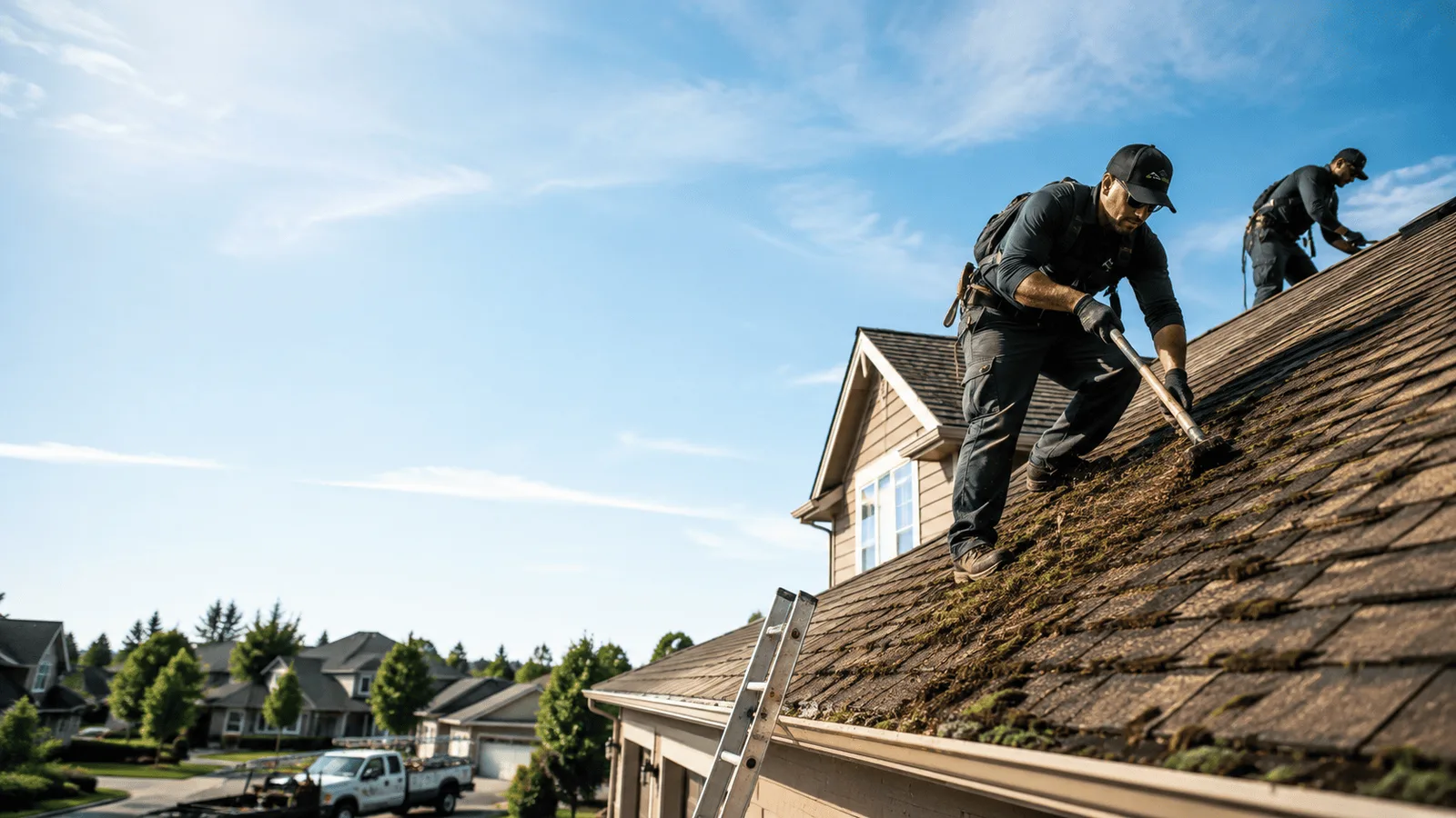 Roof Moss Removal in Thompsonville, IL near me
